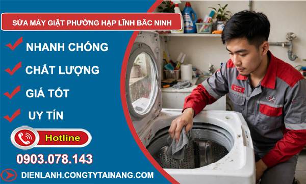sửa máy giặt phường Hạp Lĩnh