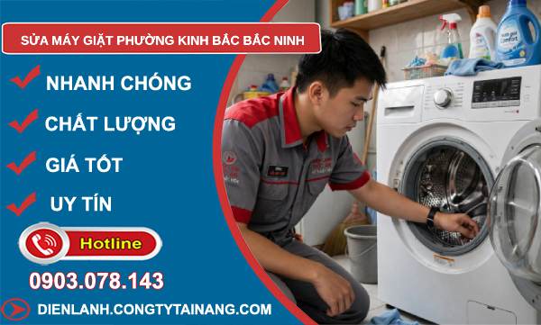 sửa máy giặt phường Kinh Bắc Bắc Ninh