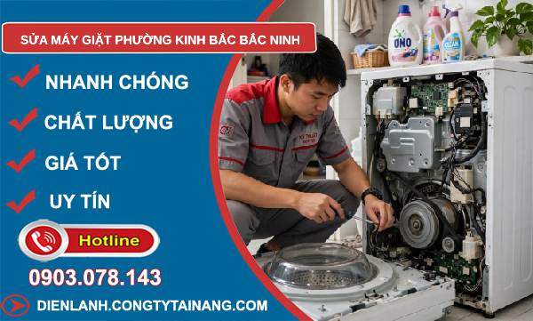 sửa máy giặt phường Kinh Bắc