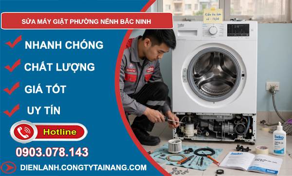 sửa máy giặt phường Nếnh Bắc Ninh