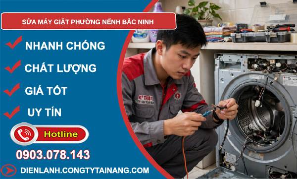 sửa máy giặt phường Nếnh
