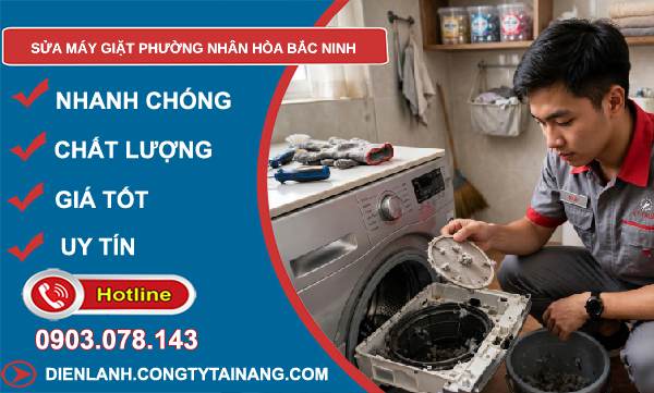 sửa máy giặt phường Nhân Hòa