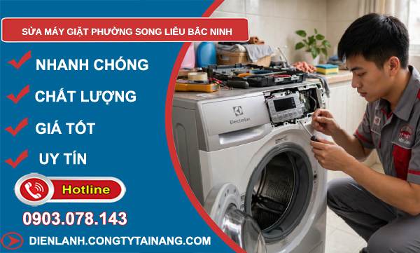 sửa máy giặt phường Song Liễu Bắc Ninh