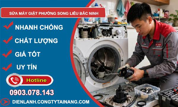 sửa máy giặt phường Song Liễu