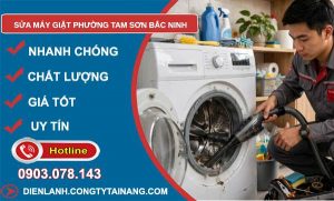 sửa máy giặt phường Tam Sơn Bắc Ninh