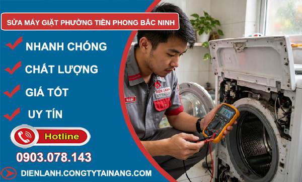 sửa máy giặt phường Tiền Phong