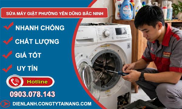 sửa máy giặt phường Yên Dũng Bắc Ninh
