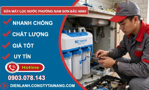 sửa máy lọc nước phường Nam Sơn Bắc Ninh
