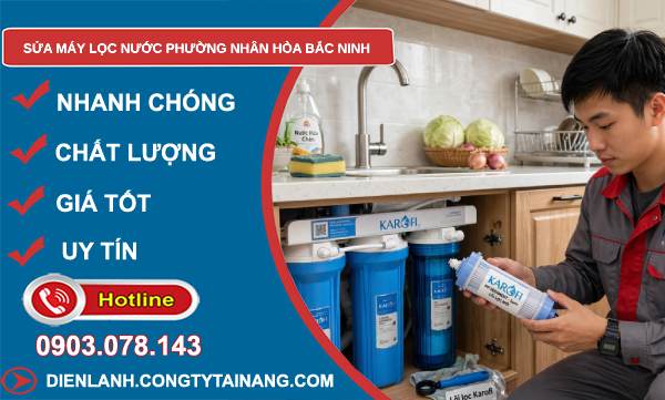 sửa máy lọc nước phường Nhân Hòa