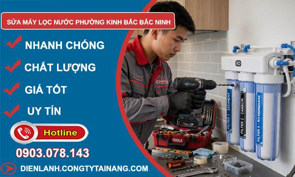 sửa máy lọc nước phường Võ Cường Bắc Ninh