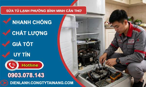 sửa tủ lạnh phường Bình Minh