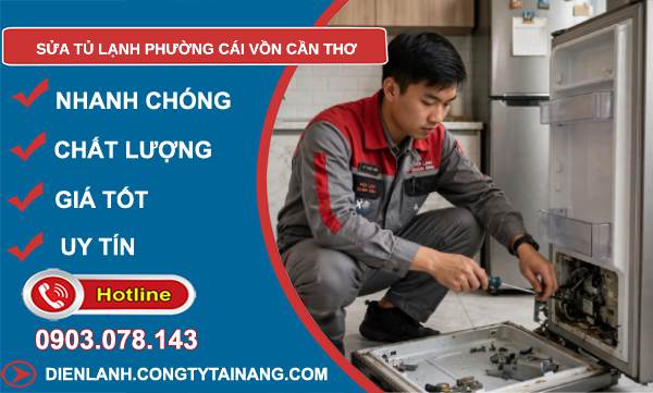 sửa tủ lạnh phường Cái Vồn Cần Thơ