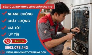 sửa tủ lạnh phường Long Châu Cần Thơ