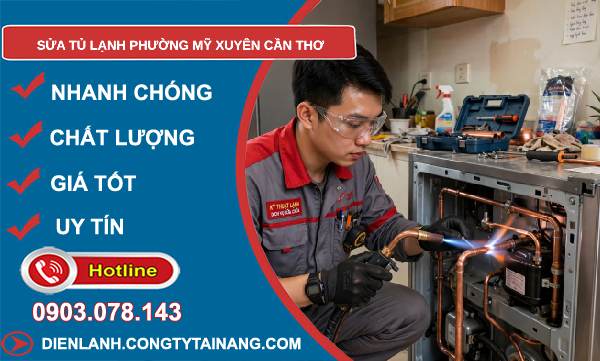 sửa tủ lạnh phường Mỹ Xuyên