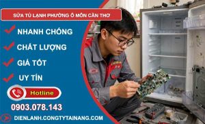 sửa tủ lạnh phường Ô Môn Cần Thơ