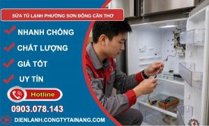 sửa tủ lạnh phường Sơn Đông Cần Thơ