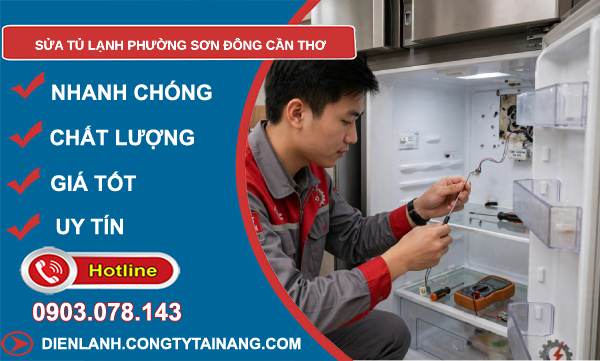 sửa tủ lạnh phường Sơn Đông Cần Thơ