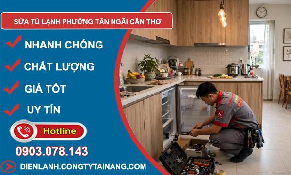 sửa tủ lạnh phường Tân Ngãi Cần Thơ