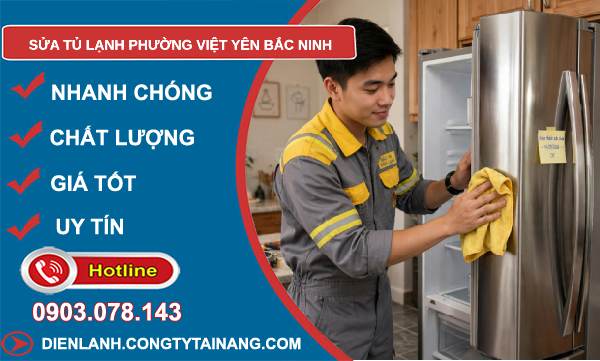 sửa tủ lạnh Việt Yên