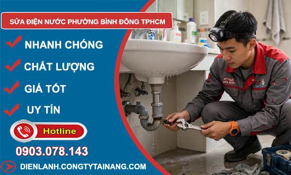 sửa điện nước Bình Đông