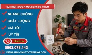 sửa điện nước phường Bàn Cờ