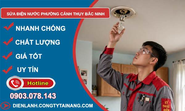 sửa điện nước phường Cảnh Thụy