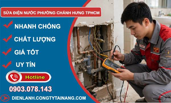 sửa điện nước phường Chánh Hưng