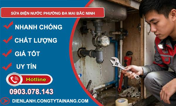 sửa điện nước phường Đa Mai