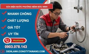 sửa điện nước phường Nếnh Bắc Ninh