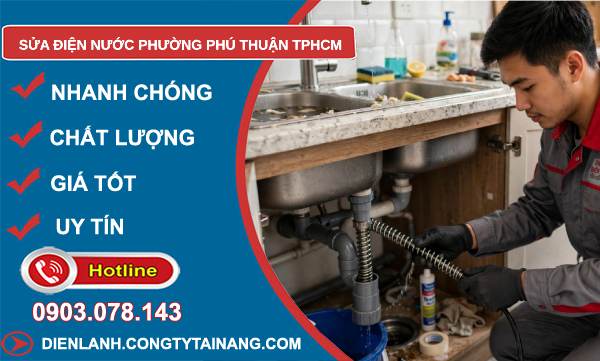 sửa điện nước phường Phú Thuận TPHCM