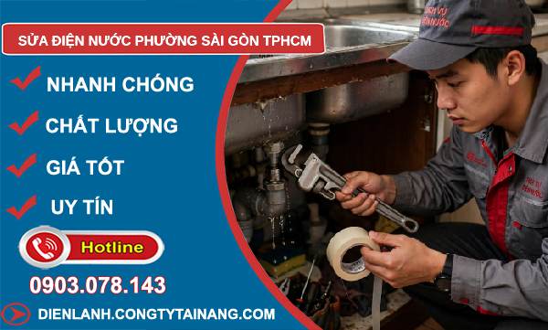sửa điện nước phường Sài Gòn