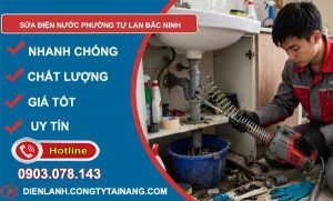 sửa điện nước phường Tự Lạn Bắc Ninh