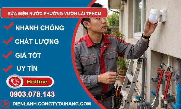 sửa điện nước phường Vườn Lài TPHCM