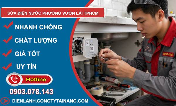 sửa điện nước phường Vườn Lài