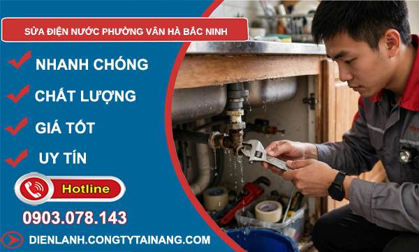 sửa điện nước Vân Hà