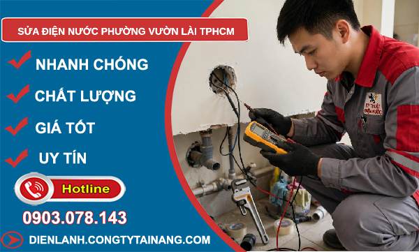sửa điện nước Vườn Lài