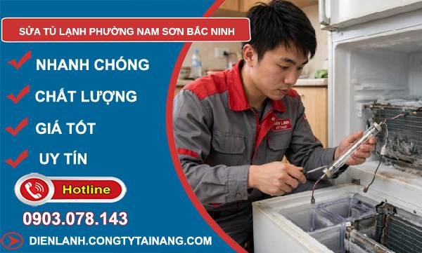 sửa tủ lạnh phường Nam Sơn Bắc Ninh