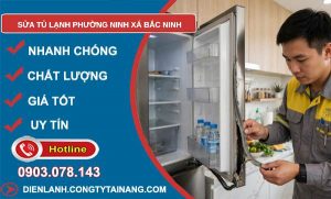 sửa tủ lạnh phường Ninh Xá Bắc Ninh