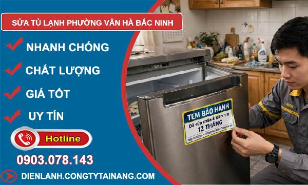 sửa tủ lạnh Vân Hà